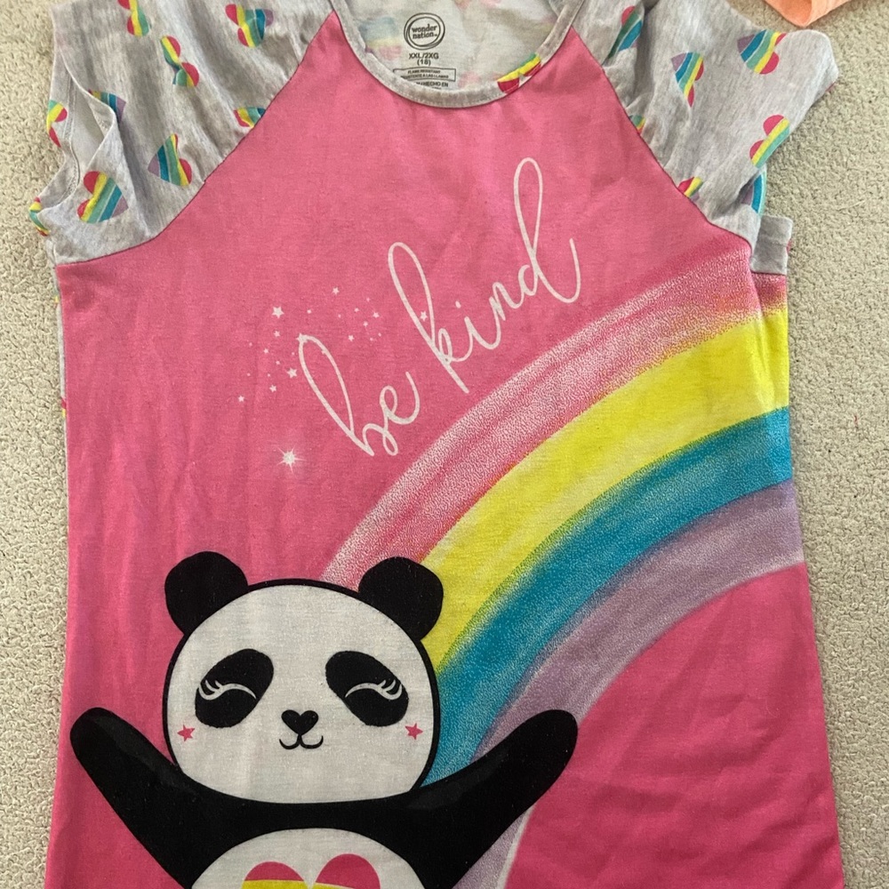 Wonder nation girls night gown size  xxl